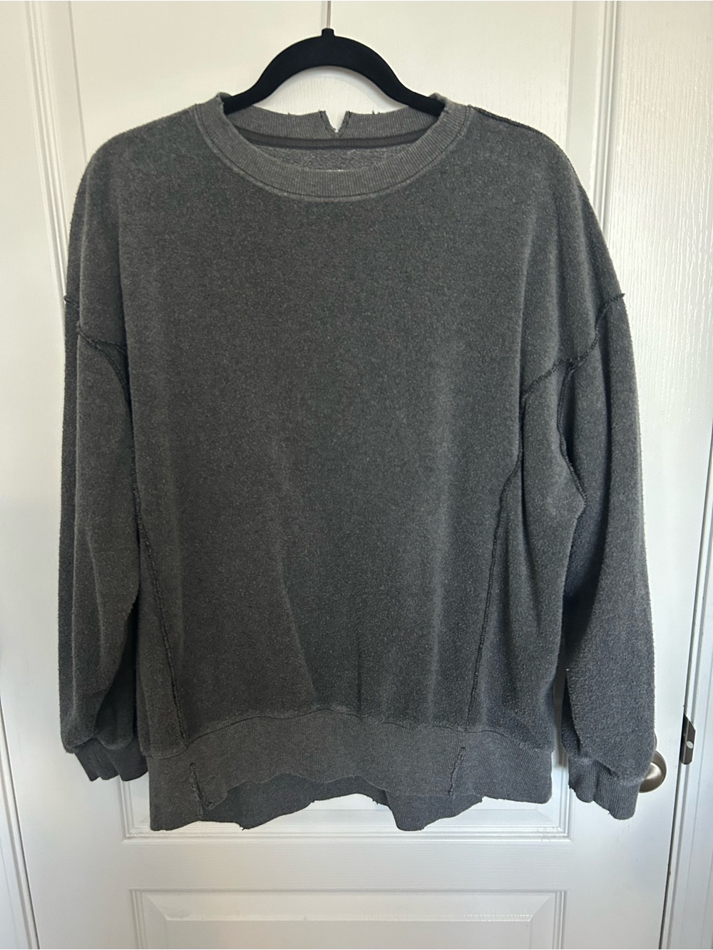 aerie Women’s Charcoal Crewneck Sweatshirt